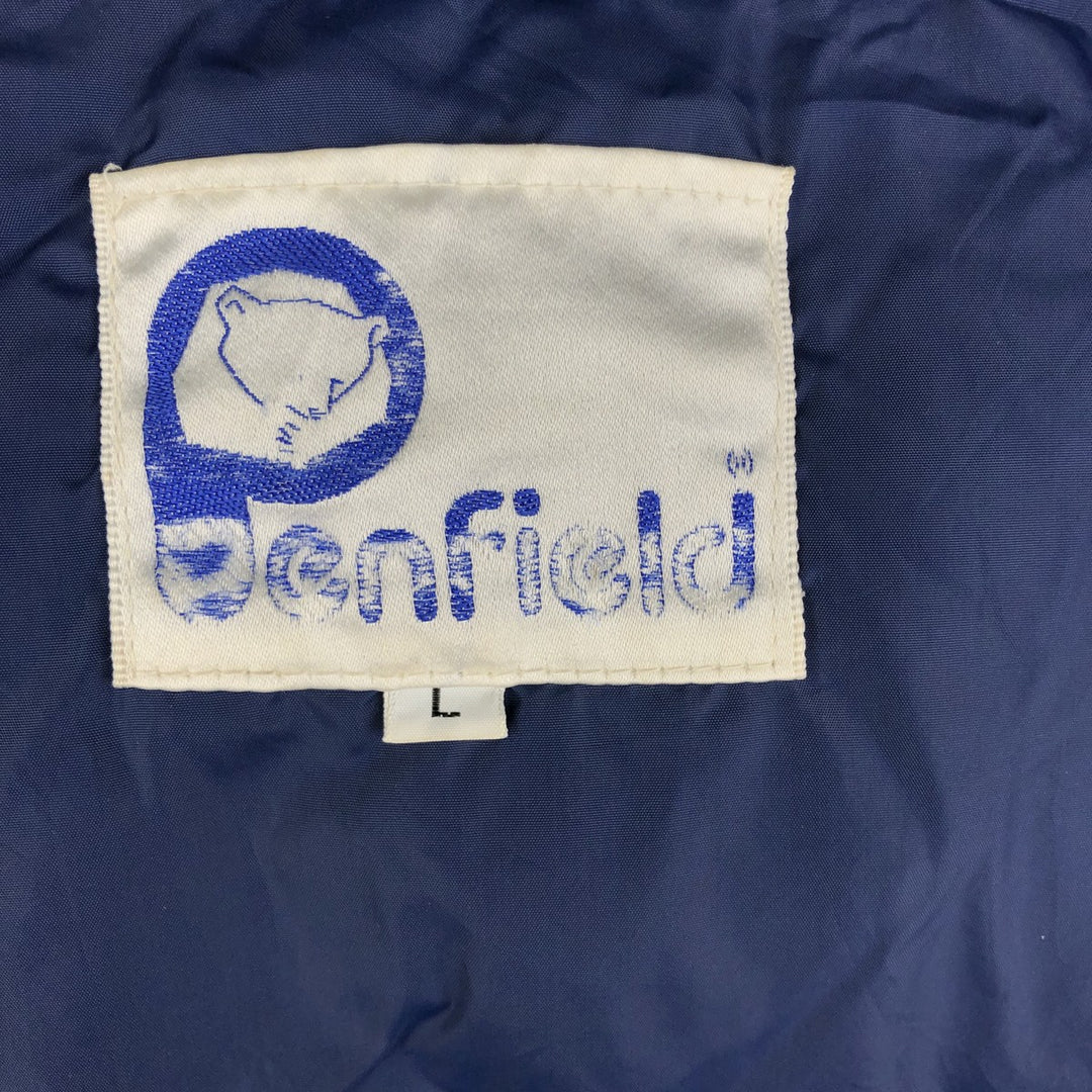 Vintage Penfield Men's Down Vest, Size L Down (insulation) navy blue type Vintage Second Hand