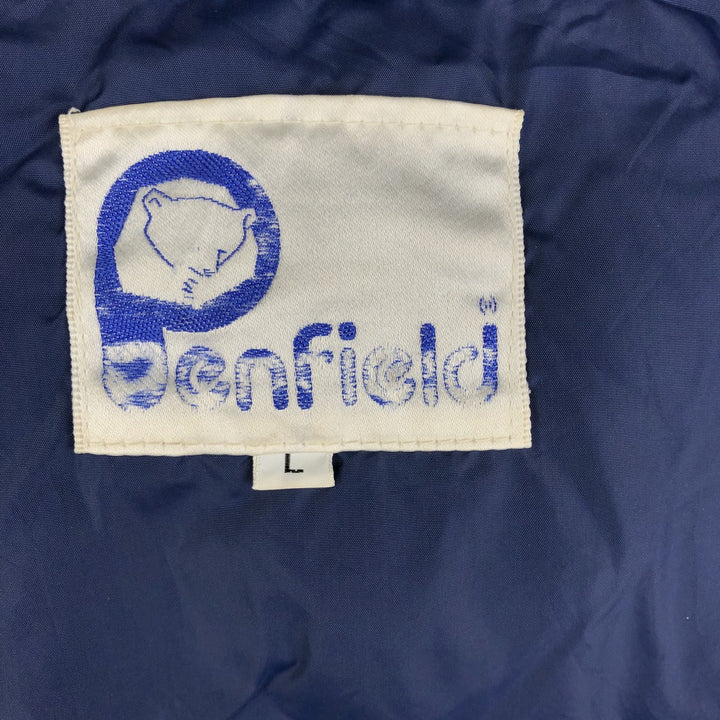 Vintage Penfield Men's Down Vest, Size L Down (insulation) navy blue type Vintage Second Hand