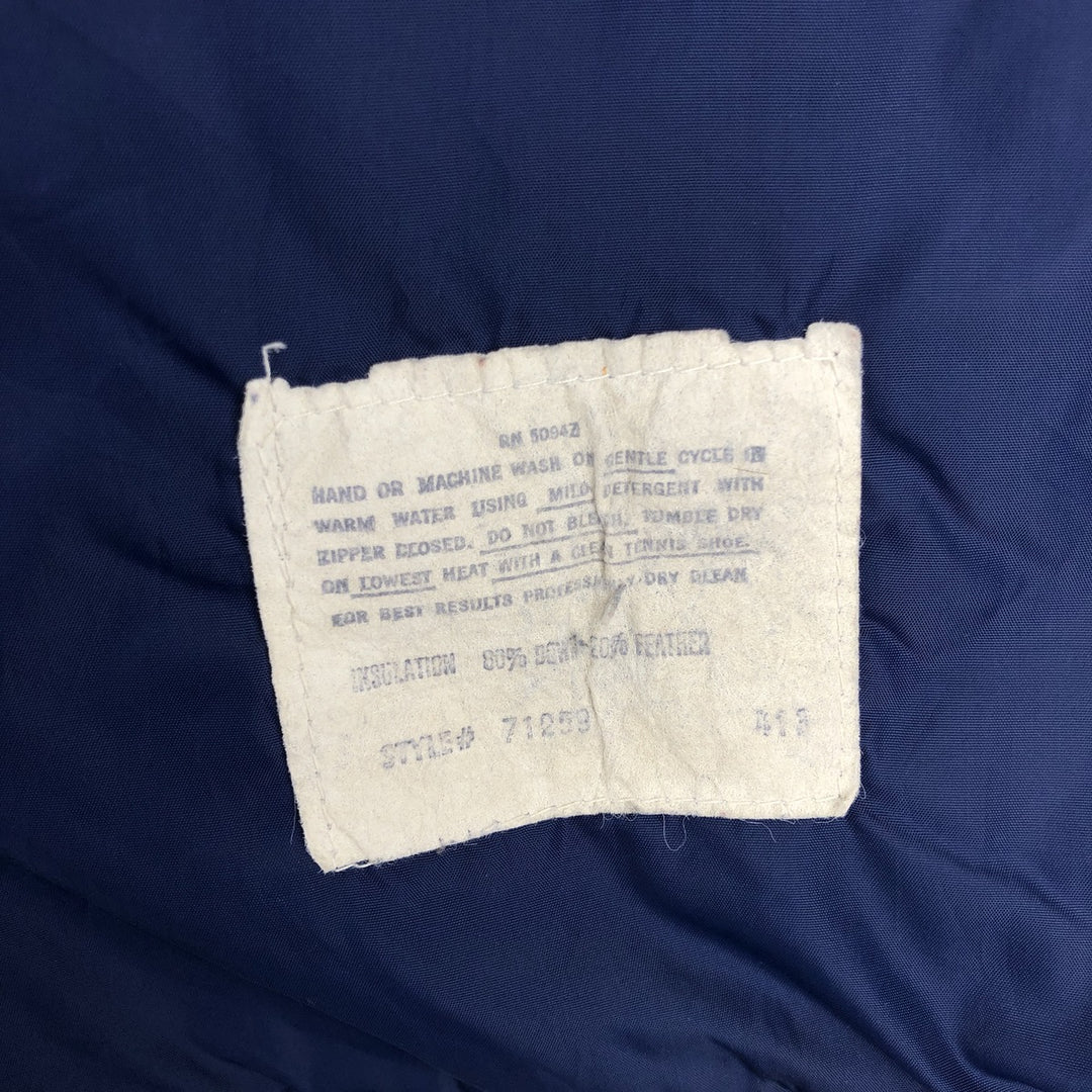 Vintage Penfield Men's Down Vest, Size L Down (insulation) navy blue type Vintage Second Hand