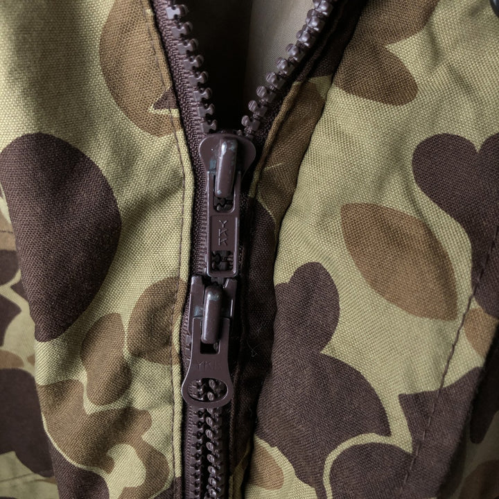 Vintage 80s-90'S Red Head BION-2 Camouflage Pattern Hunting Jacket, Men's Size L Nylon Khaki type Vintage Second Hand