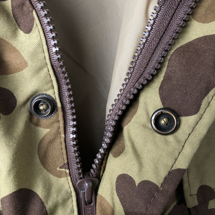 Vintage 80s-90'S Red Head BION-2 Camouflage Pattern Hunting Jacket, Men's Size L Nylon Khaki type Vintage Second Hand