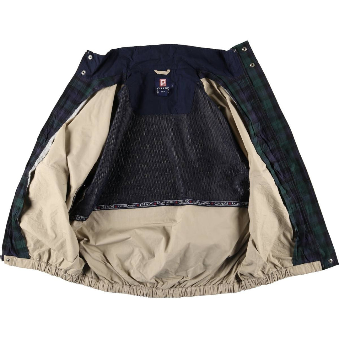Ralph Lauren CHAPS windbreaker, men's size L polyester Beige type Vintage Second Hand