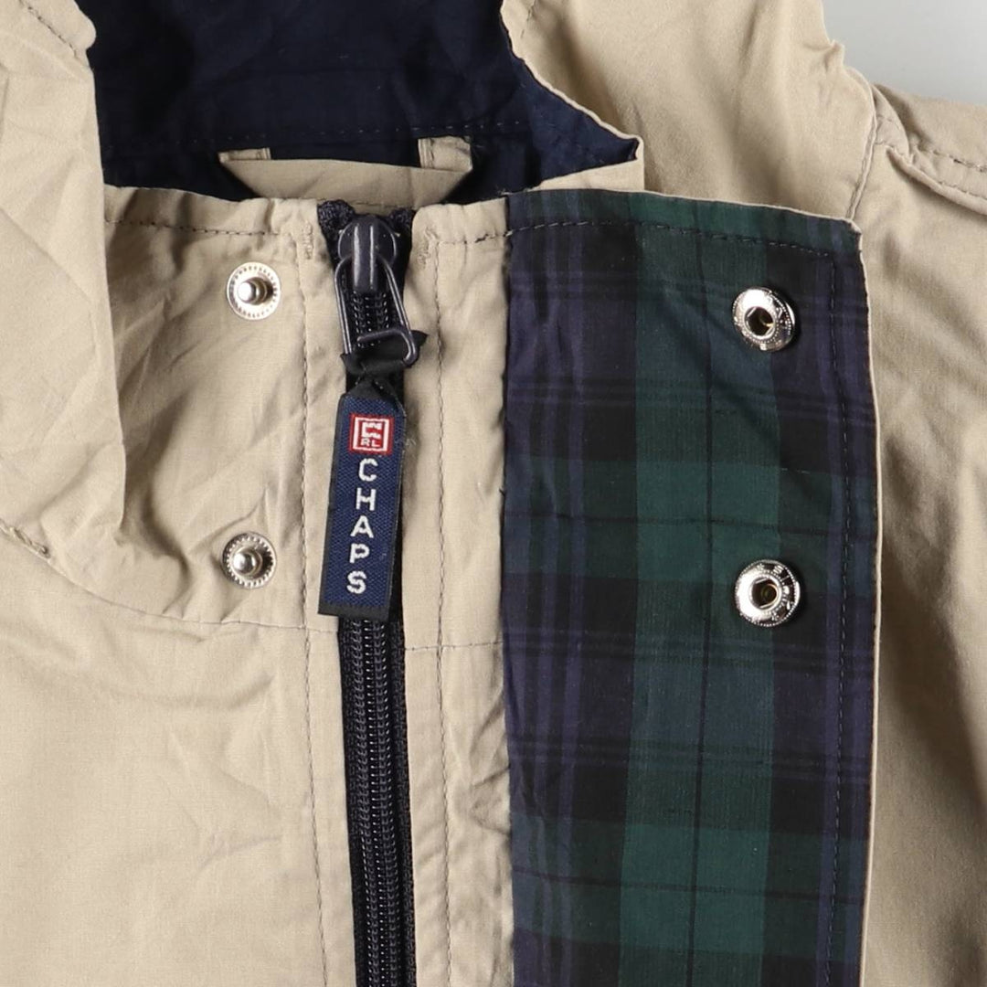 Ralph Lauren CHAPS windbreaker, men's size L polyester Beige type Vintage Second Hand