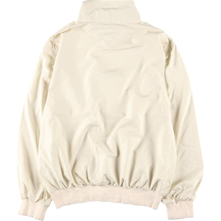 Vintage 90'S Ralph Lauren POLO SPORT half-zip warm-up pullover, men's size M polyester unbleached Vintage Second Hand