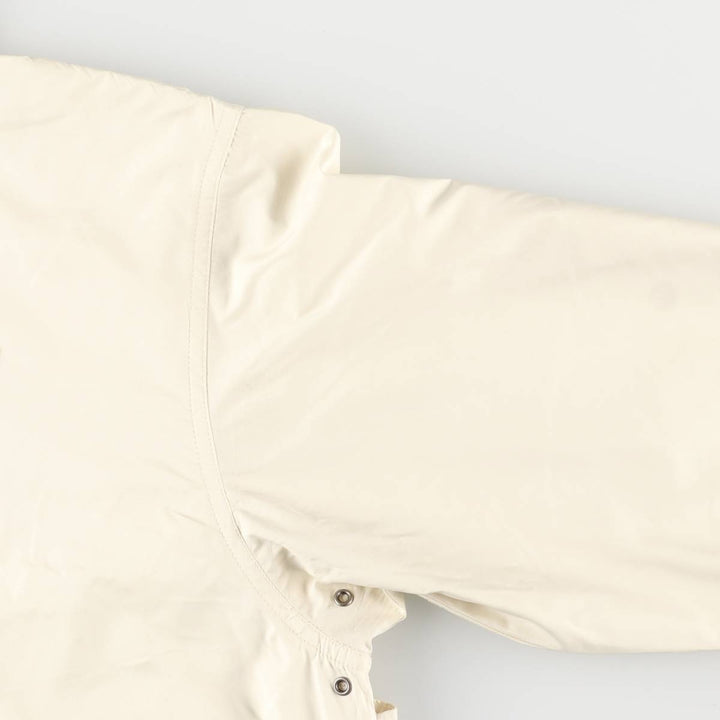 Vintage 90'S Ralph Lauren POLO SPORT half-zip warm-up pullover, men's size M polyester unbleached Vintage Second Hand