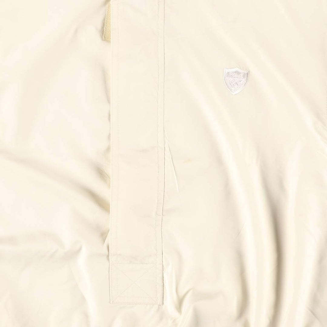 Vintage 90'S Ralph Lauren POLO SPORT half-zip warm-up pullover, men's size M polyester unbleached Vintage Second Hand