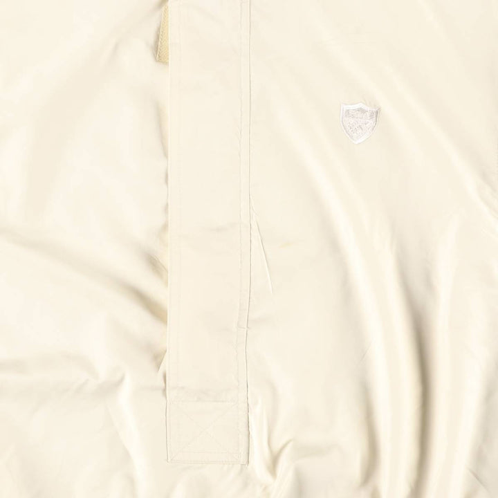 Vintage 90'S Ralph Lauren POLO SPORT half-zip warm-up pullover, men's size M polyester unbleached Vintage Second Hand