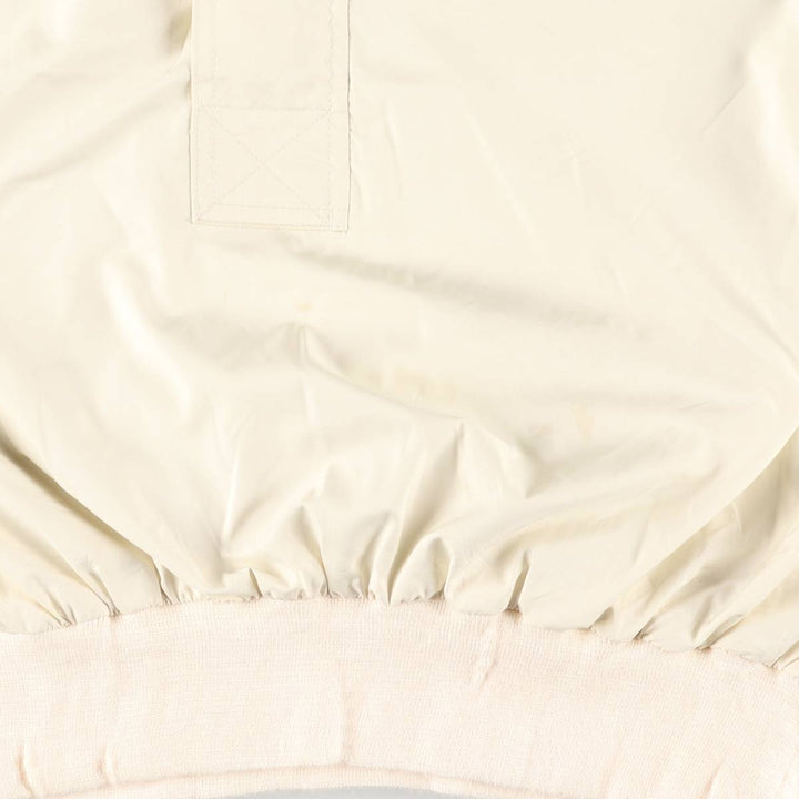 Vintage 90'S Ralph Lauren POLO SPORT half-zip warm-up pullover, men's size M polyester unbleached Vintage Second Hand