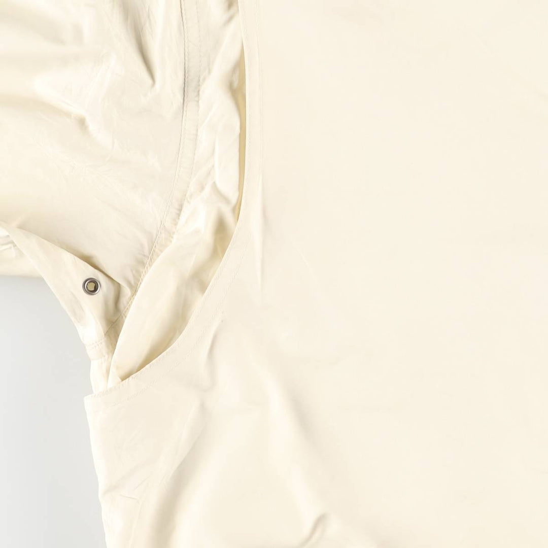 Vintage 90'S Ralph Lauren POLO SPORT half-zip warm-up pullover, men's size M polyester unbleached Vintage Second Hand