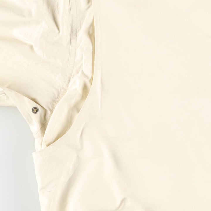 Vintage 90'S Ralph Lauren POLO SPORT half-zip warm-up pullover, men's size M polyester unbleached Vintage Second Hand