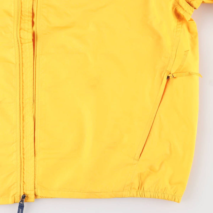 Vintage 90'S Ralph Lauren Polo Sport windbreaker, size L, men's polyester yellow type Vintage Second Hand