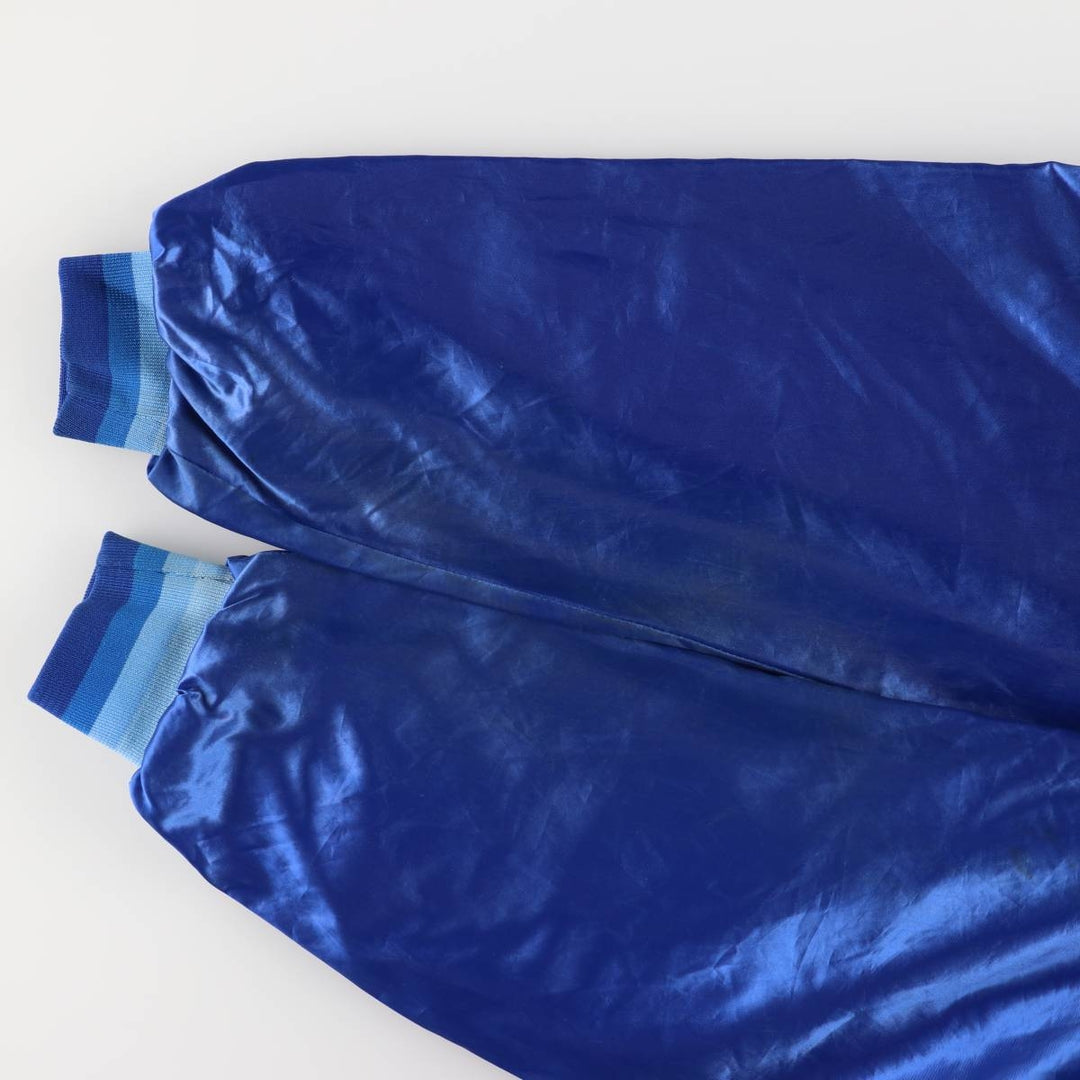 Vintage 80s-90'S Swingster Nylon Varsity Jacket, Award Jacket, Made in USA, Men's Size L Nylon blue type Vintage Second Hand