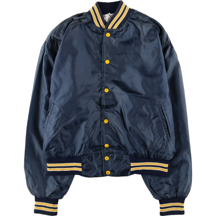 Vintage 1970'S West Wind Varsity Jacket, Men's XL unclear navy blue type Vintage Second Hand