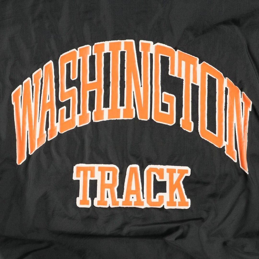 Vintage 1980'S DeLONG College Anorak Parka, Made in USA, Men's Size L unclear black type Vintage Second Hand