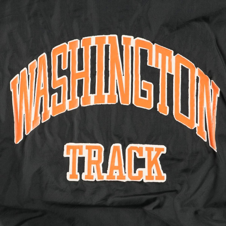 Vintage 1980'S DeLONG College Anorak Parka, Made in USA, Men's Size L unclear black type Vintage Second Hand