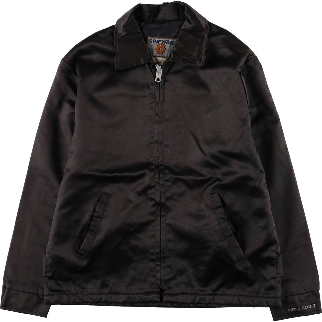 Vintage 90'S SPIEWAK windbreaker, made in the USA, size L, men's unclear black type Vintage Second Hand