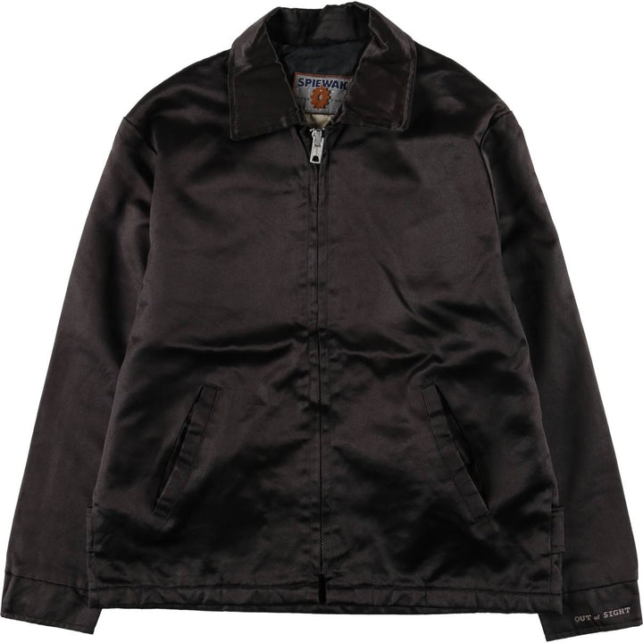 Vintage 90'S SPIEWAK windbreaker, made in the USA, size L, men's unclear black type Vintage Second Hand