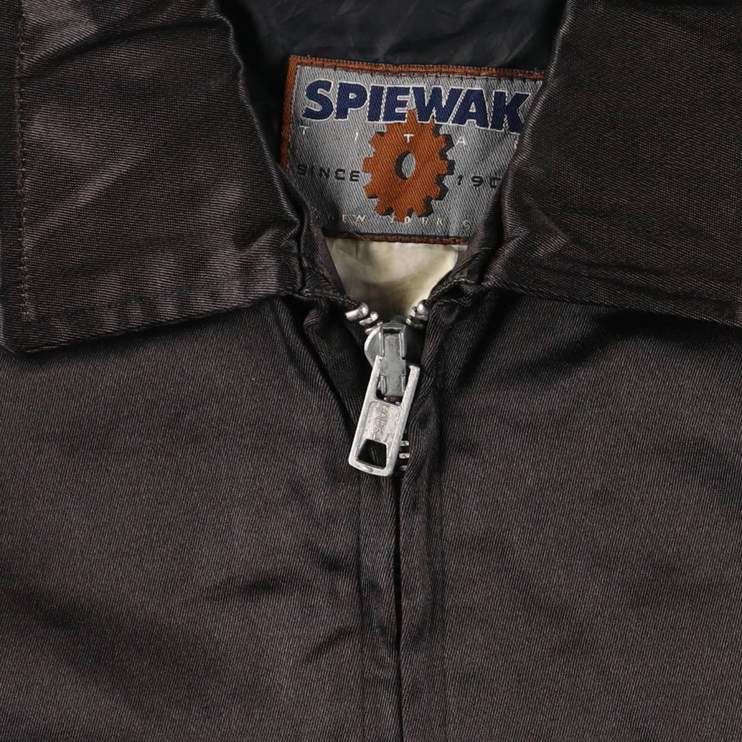 Vintage 90'S SPIEWAK windbreaker, made in the USA, size L, men's unclear black type Vintage Second Hand