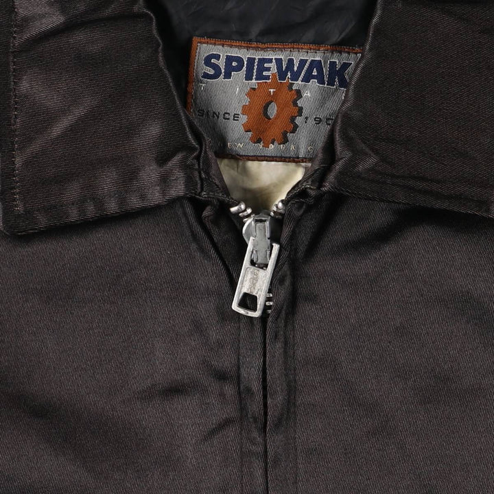 Vintage 90'S SPIEWAK windbreaker, made in the USA, size L, men's unclear black type Vintage Second Hand