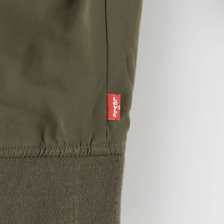 Levi's MA-1 Military Flight Jacket, Men's Size L polyester Khaki type Vintage Second Hand