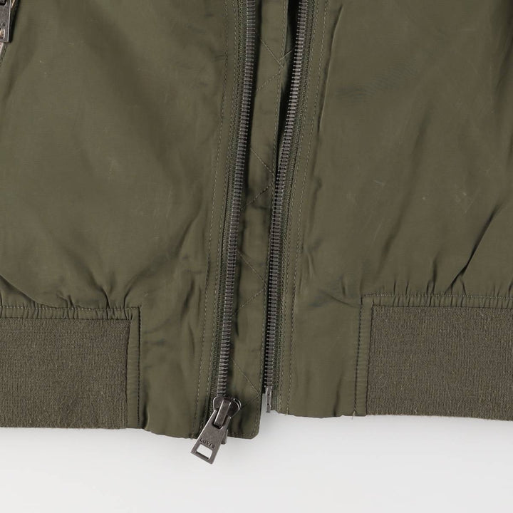 Levi's MA-1 Military Flight Jacket, Men's Size L polyester Khaki type Vintage Second Hand