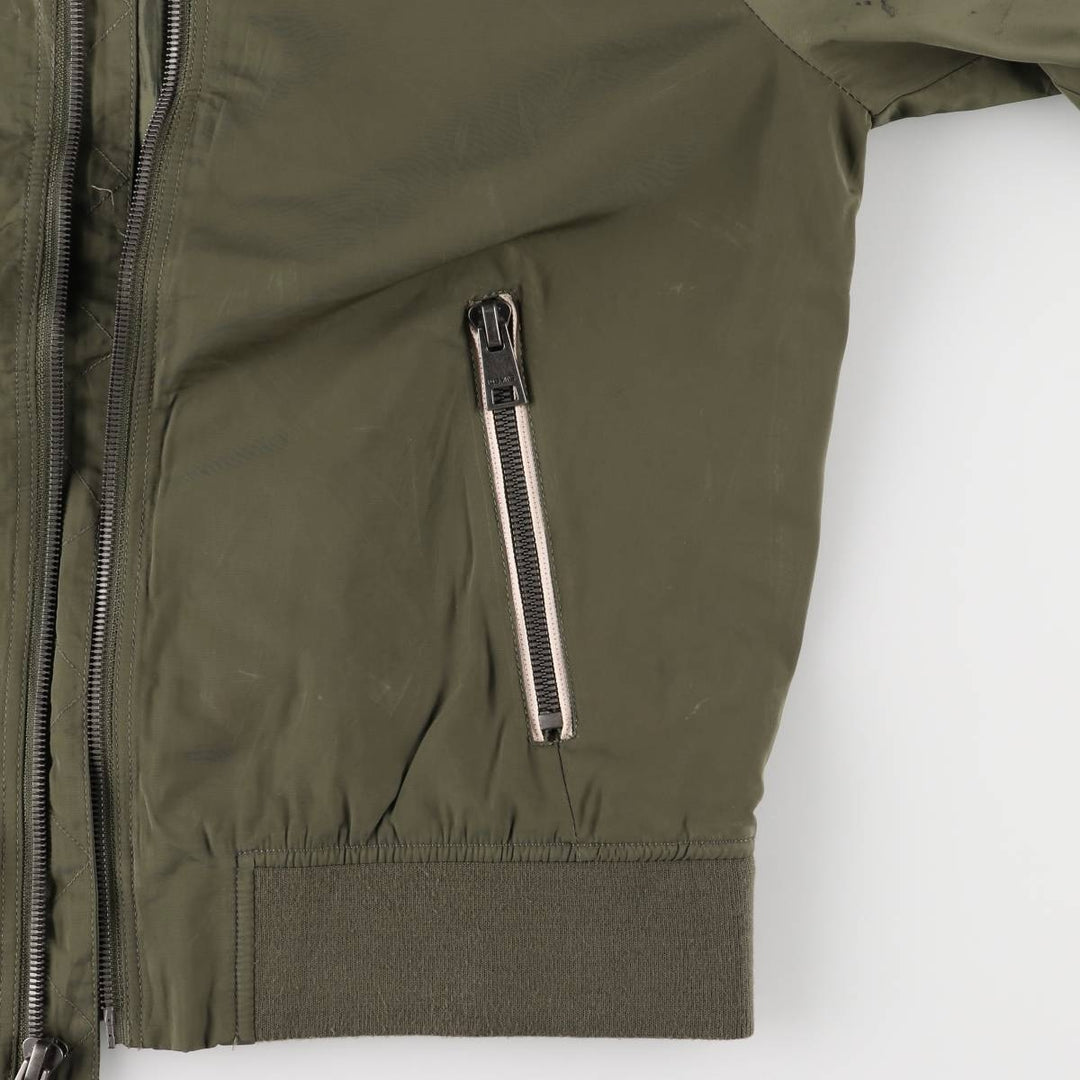 Levi's MA-1 Military Flight Jacket, Men's Size L polyester Khaki type Vintage Second Hand