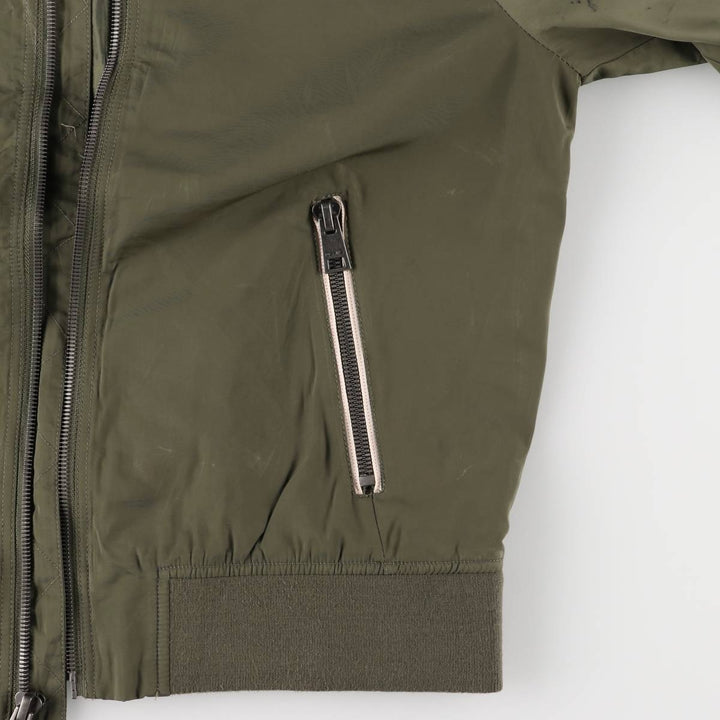 Levi's MA-1 Military Flight Jacket, Men's Size L polyester Khaki type Vintage Second Hand