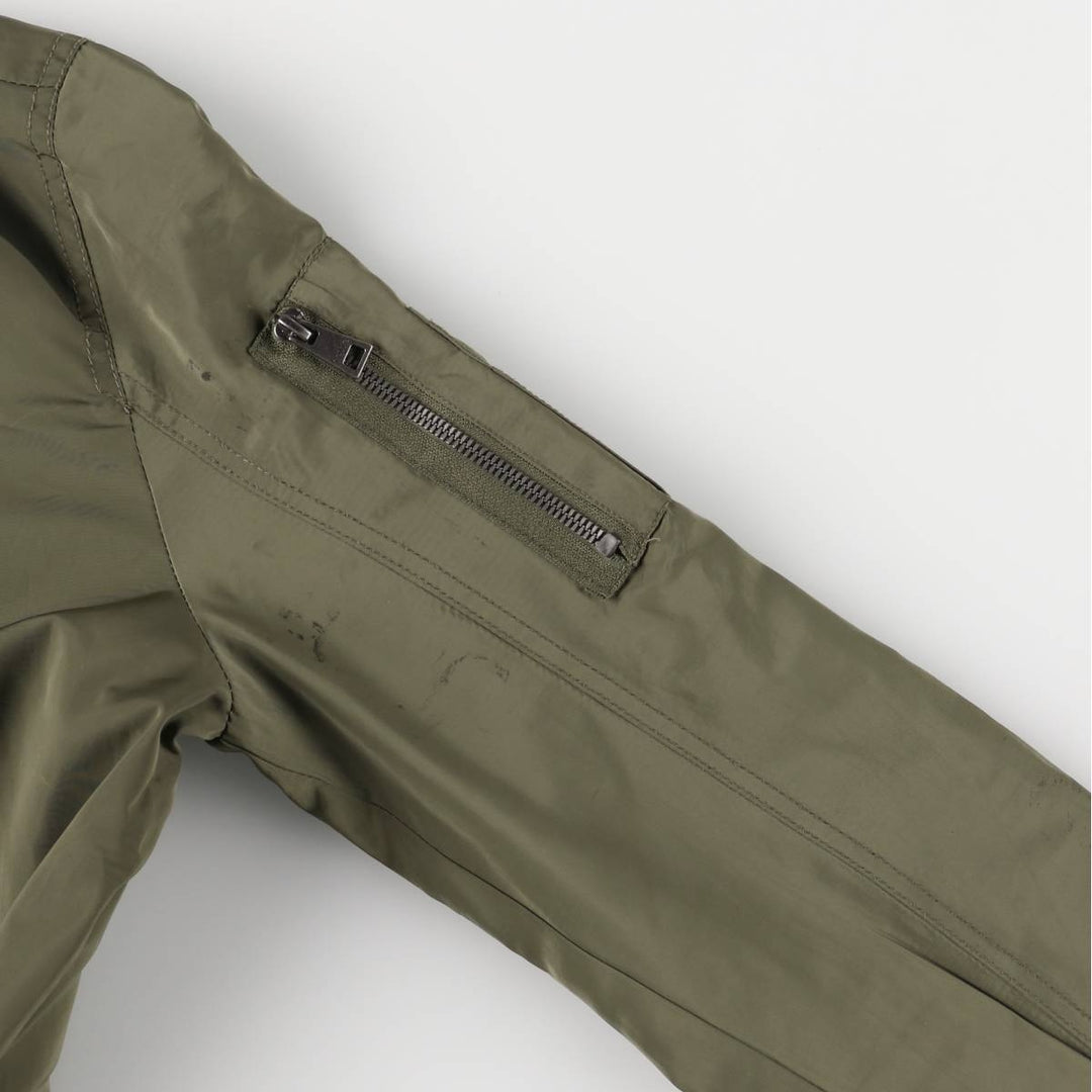 Levi's MA-1 Military Flight Jacket, Men's Size L polyester Khaki type Vintage Second Hand