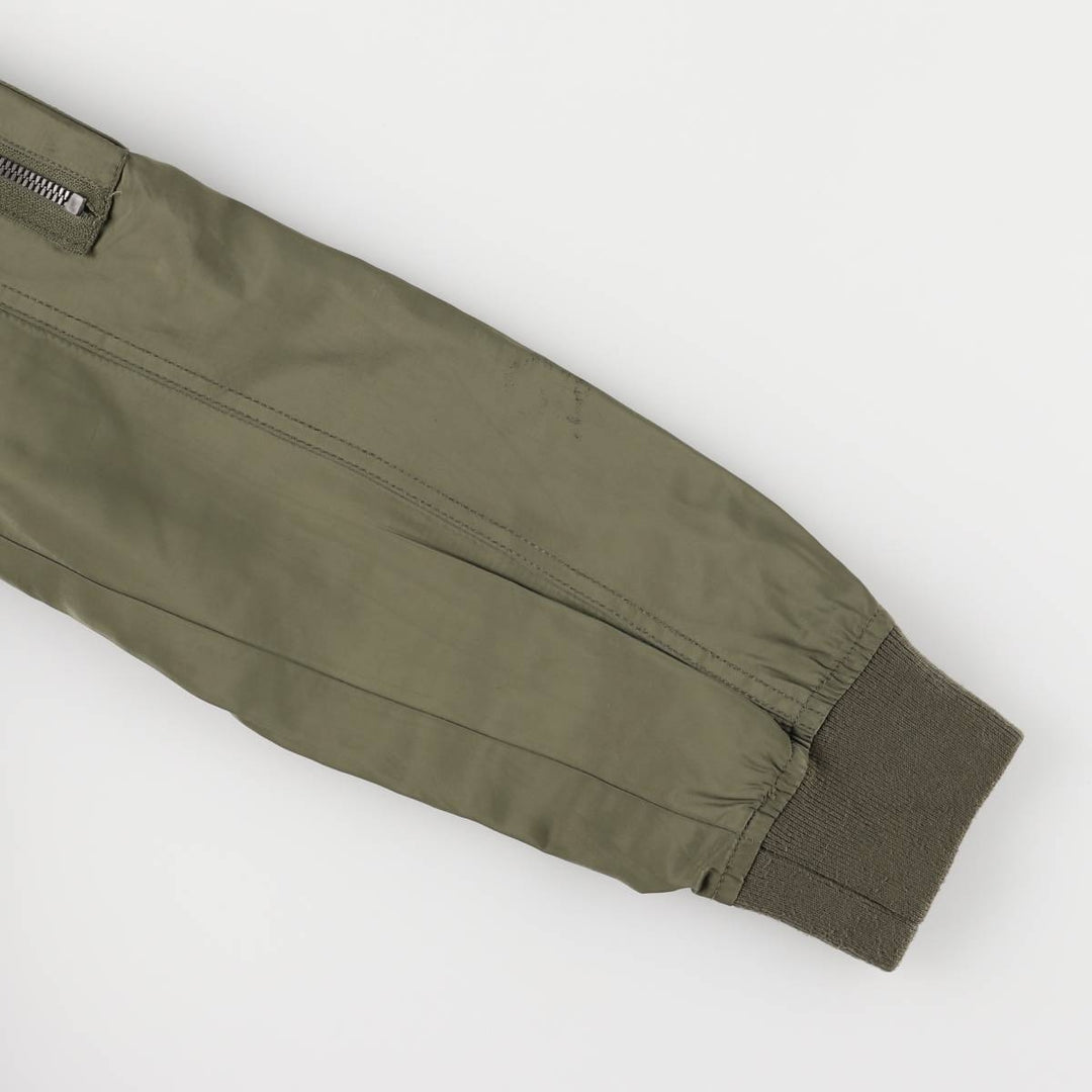 Levi's MA-1 Military Flight Jacket, Men's Size L polyester Khaki type Vintage Second Hand