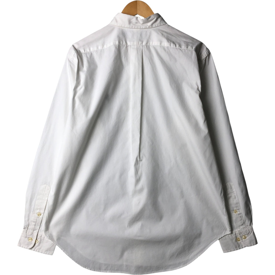 Ralph Lauren Classic Fit Long Sleeve Button Down Shirt, Men's Size L cotton white type Vintage Second Hand