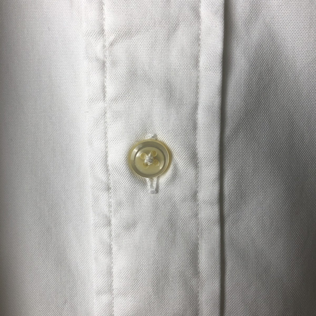 Ralph Lauren Classic Fit Long Sleeve Button Down Shirt, Men's Size L cotton white type Vintage Second Hand