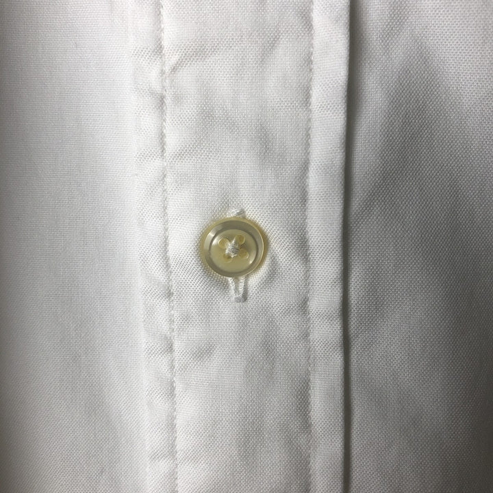 Ralph Lauren Classic Fit Long Sleeve Button Down Shirt, Men's Size L cotton white type Vintage Second Hand