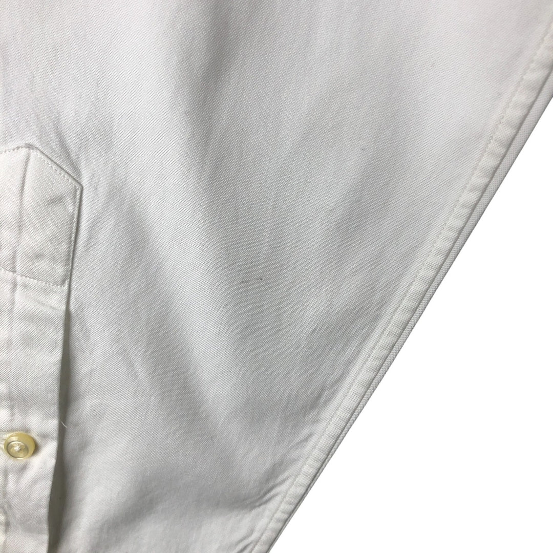 Ralph Lauren Classic Fit Long Sleeve Button Down Shirt, Men's Size L cotton white type Vintage Second Hand