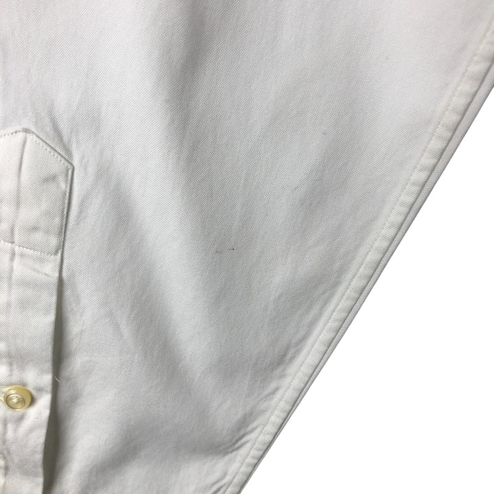 Ralph Lauren Classic Fit Long Sleeve Button Down Shirt, Men's Size L cotton white type Vintage Second Hand