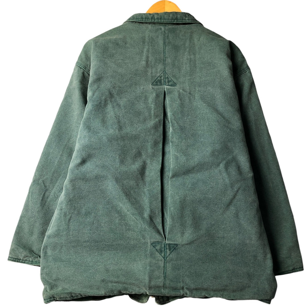 RIP CURL Check Pattern Reversible Work Jacket, Men's Size Small cotton green type Vintage Second Hand