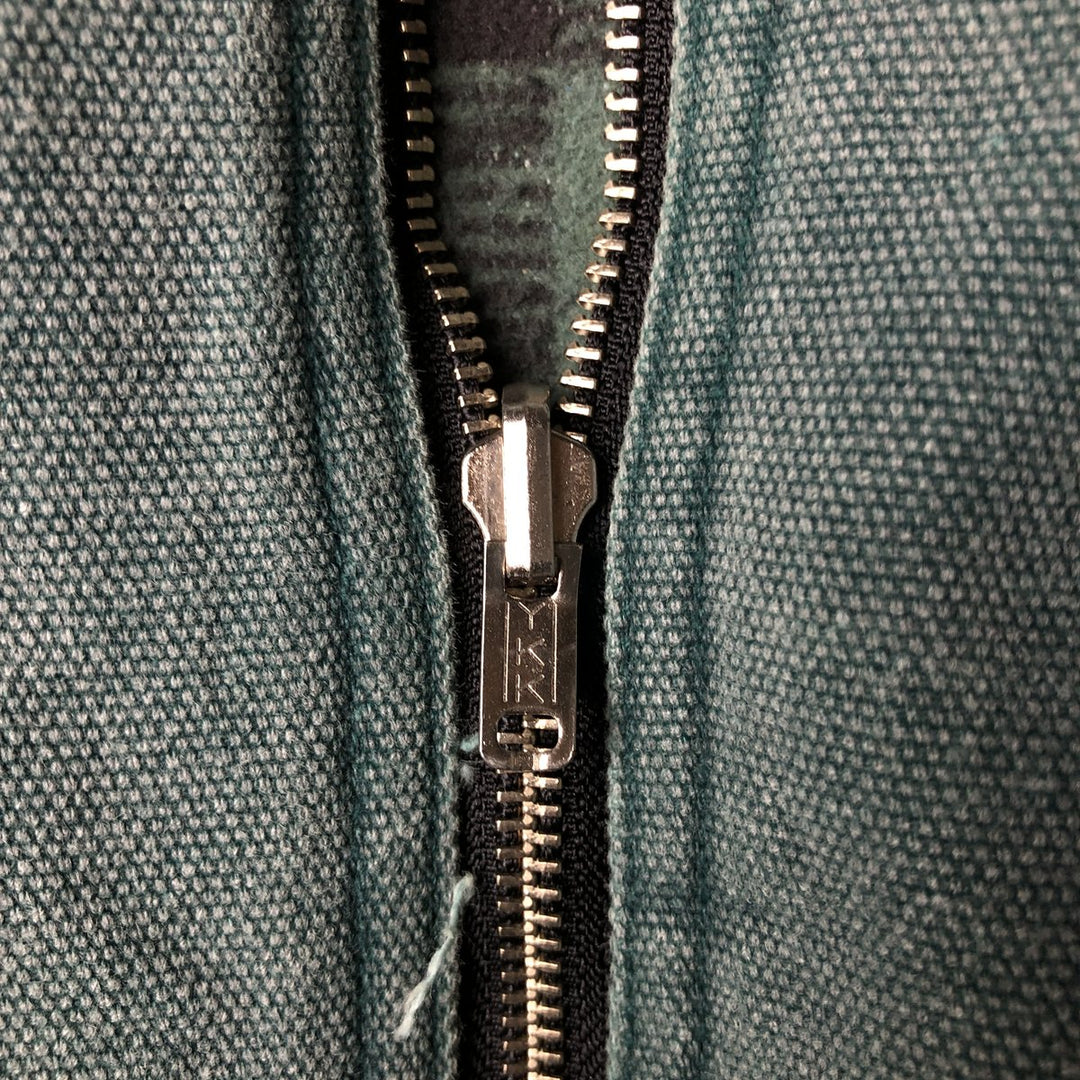 RIP CURL Check Pattern Reversible Work Jacket, Men's Size Small cotton green type Vintage Second Hand