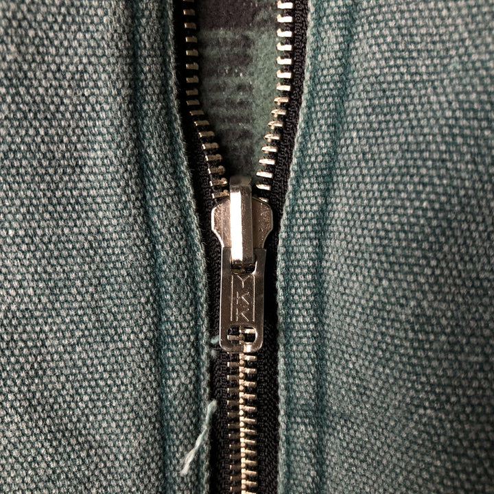 RIP CURL Check Pattern Reversible Work Jacket, Men's Size Small cotton green type Vintage Second Hand