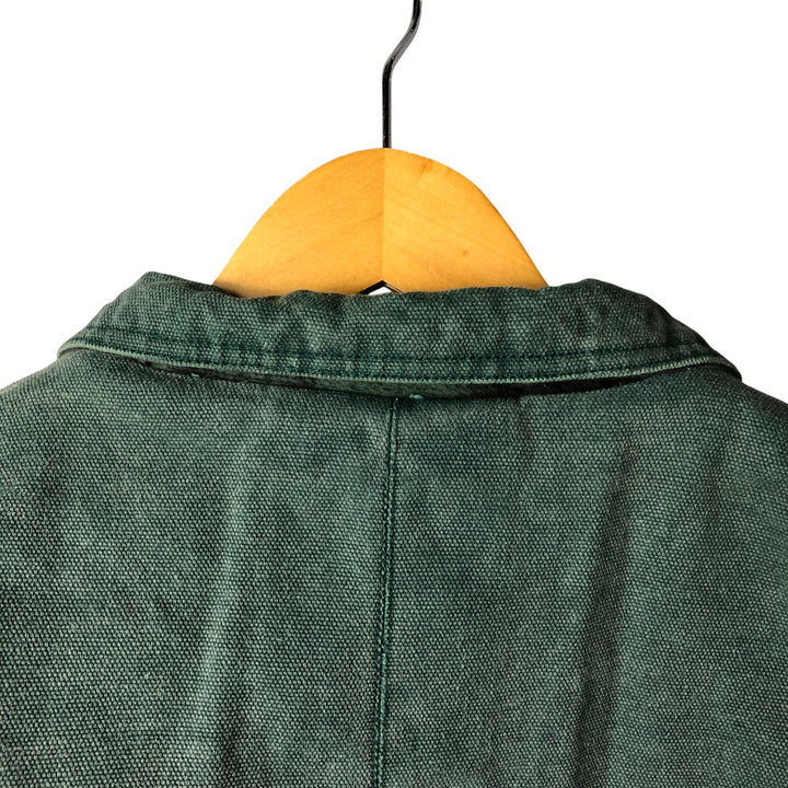 RIP CURL Check Pattern Reversible Work Jacket, Men's Size Small cotton green type Vintage Second Hand