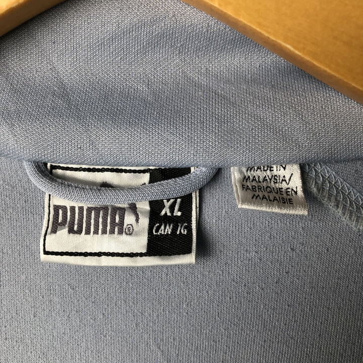 90s-00'S Vintage Puma Track Jacket, Men's Size XL unclear Blue type light blue Vintage Second Hand