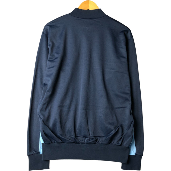 Vintage 80'S Puma track jacket, made in France, size L, men's polyester navy blue type Vintage Second Hand