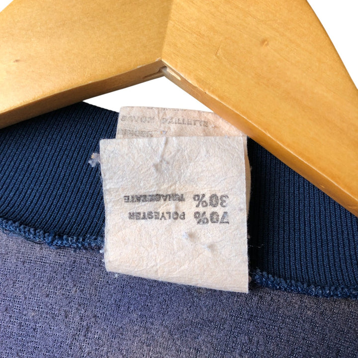 Vintage 80'S Puma track jacket, made in France, size L, men's polyester navy blue type Vintage Second Hand