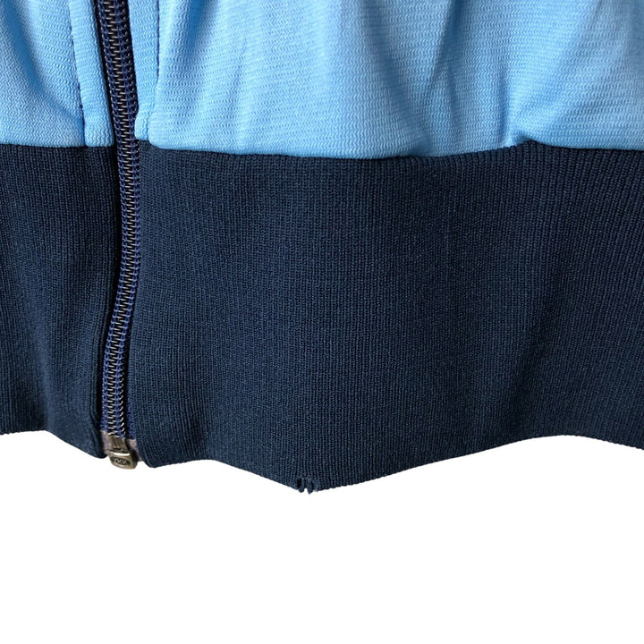 Vintage 80'S Puma track jacket, made in France, size L, men's polyester navy blue type Vintage Second Hand