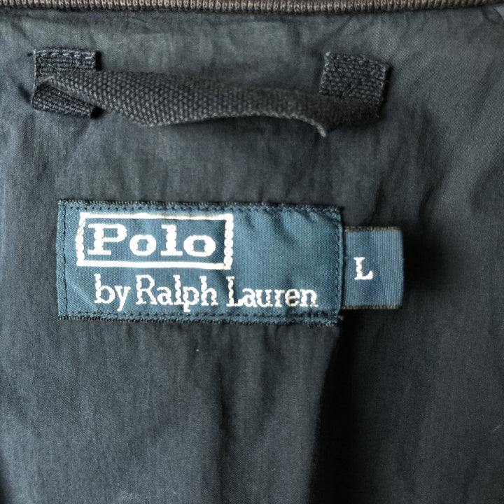 Ralph Lauren POLO by Ralph Lauren Harrington Jacket Swing Top Men's L size cotton navy blue type Vintage Second Hand