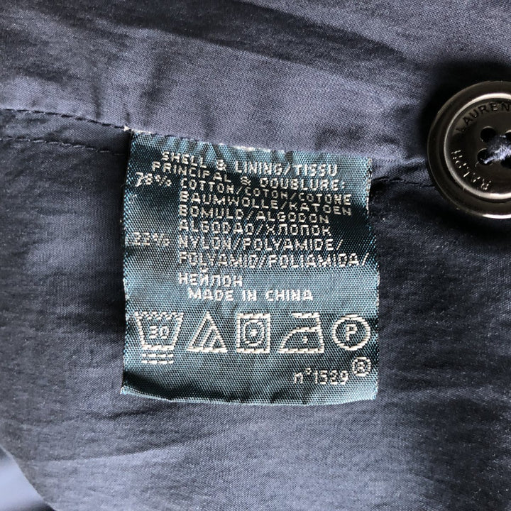 Ralph Lauren POLO by Ralph Lauren Harrington Jacket Swing Top Men's L size cotton navy blue type Vintage Second Hand