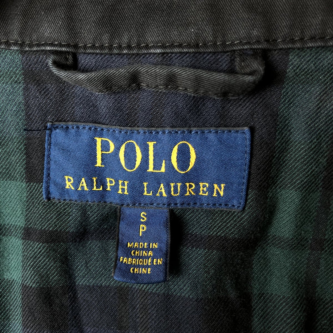 Ralph Lauren POLO RALPH LAUREN Harrington Jacket, Swing Top, Men's Size Small cotton black type Vintage Second Hand