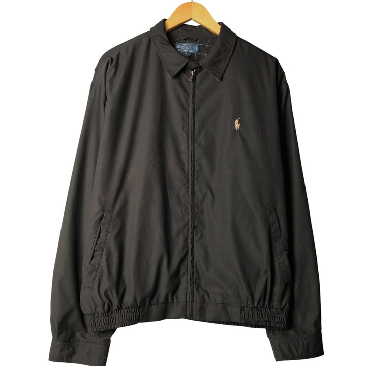 Ralph Lauren POLO by Ralph Lauren Swing Top Sports Jacket Men's XL polyester black type Vintage Second Hand
