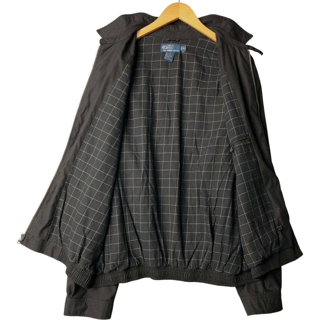 Ralph Lauren POLO by Ralph Lauren Swing Top Sports Jacket Men's XL polyester black type Vintage Second Hand
