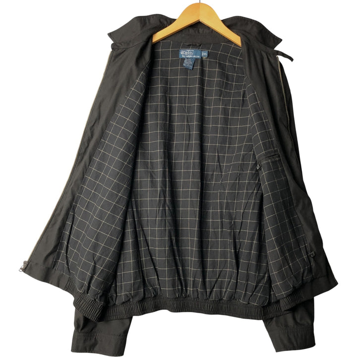 Ralph Lauren POLO by Ralph Lauren Swing Top Sports Jacket Men's XL polyester black type Vintage Second Hand