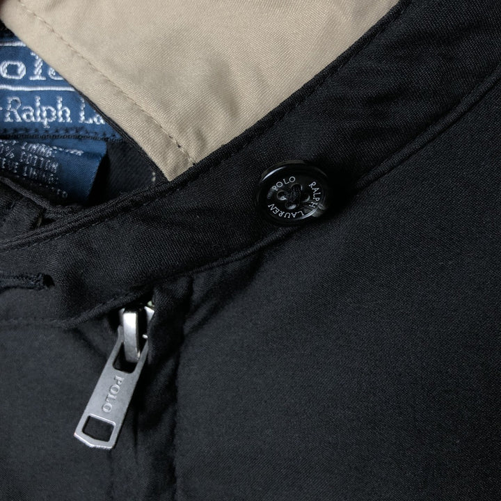 Ralph Lauren POLO by Ralph Lauren Swing Top Sports Jacket Men's XL polyester black type Vintage Second Hand