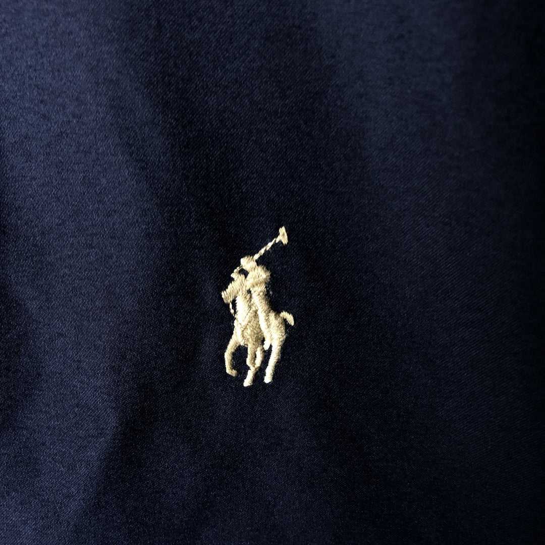 Ralph Lauren POLO by Ralph Lauren Swing Top Sports Jacket Men's L size polyester navy blue type Vintage Second Hand